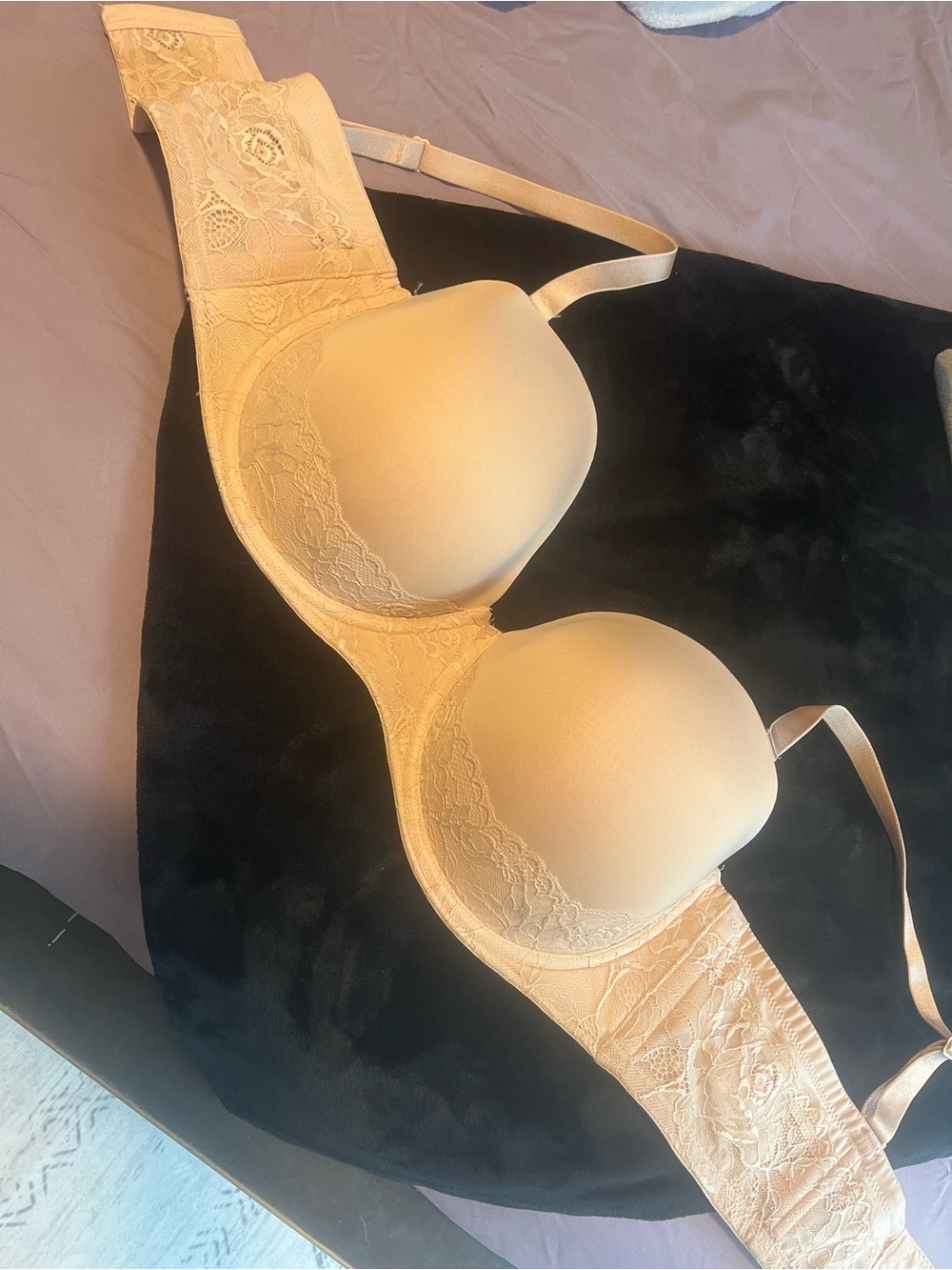 Nude Strapless Push-Up Bra